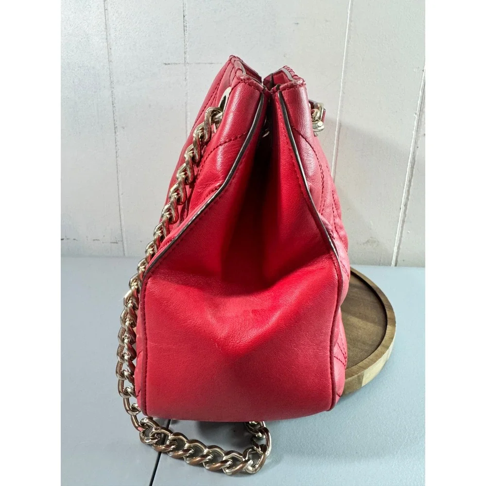 Kate Spade Shoulder Bag Women Medium Red Good Quilted Leather Briar Lane Emelyn